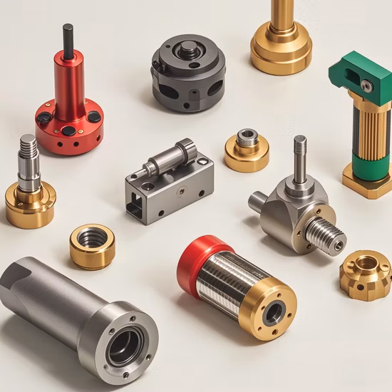 Tornio CNC per lavorazione ottone/rame/bronzo che gira parti meccaniche